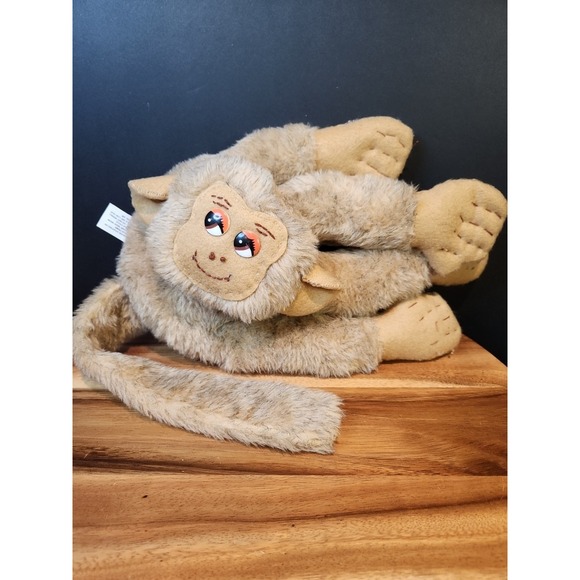 Haan Crafts Plush Monkey UNIQUE Vintage Handmade Stuffed 14